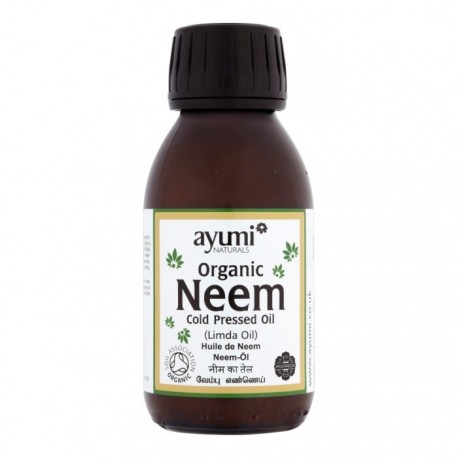 Ekologiškas nimbamedžio (Neem) aliejus, šalto spaudimo, Ayumi, 100 ml