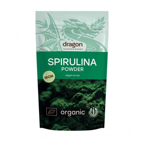 Спирулина, порошок, органический, Dragon Superfoods, 200 г