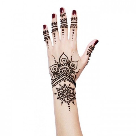 Chna (Mehandi) milteliai piešimui ir plaukams Henna, Ayumi, 100g