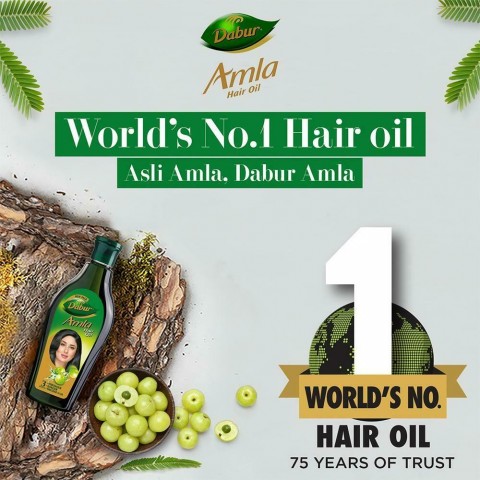 Strengthening Hair Oil Amla, Dabur, 90 ml