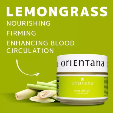 Citronzāles ķermeņa sviests, Orientana, 100g