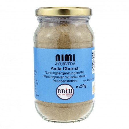 Amalaki Premium amla pulveris, organisks, Nimi Ayurveda, 250g