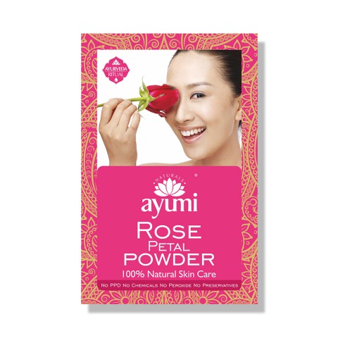 Rožu ziedlapiņu pulveris sejai Rožu ziedlapiņas, Ayumi, 100g