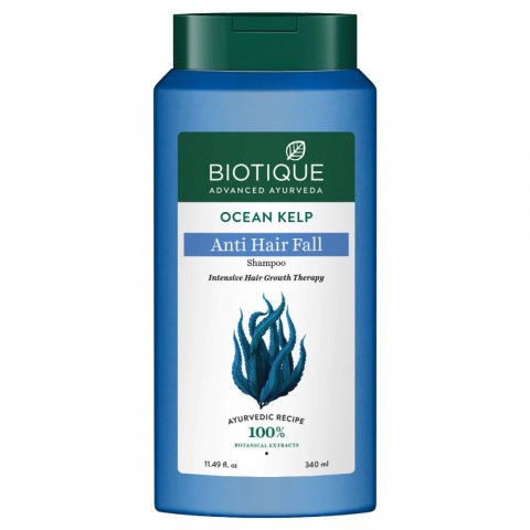 Ocean Kelp šampūns matu izkrišanai, Biotique, 340 ml
