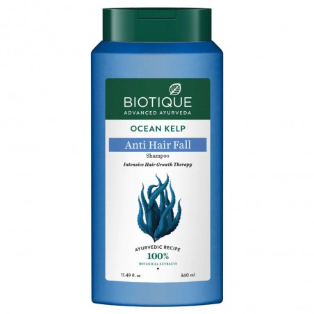 Ocean Kelp šampūns matu izkrišanai, Biotique, 340 ml