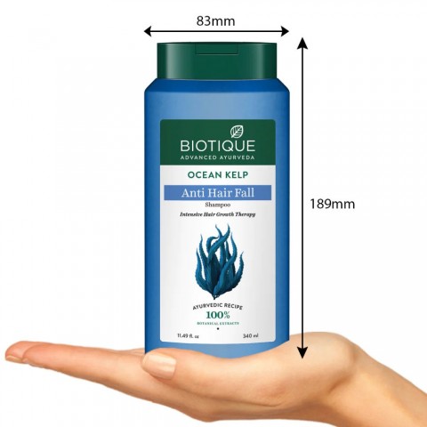 Shampoo from hair loss Ocean Kelp, Biotique, 340 ml