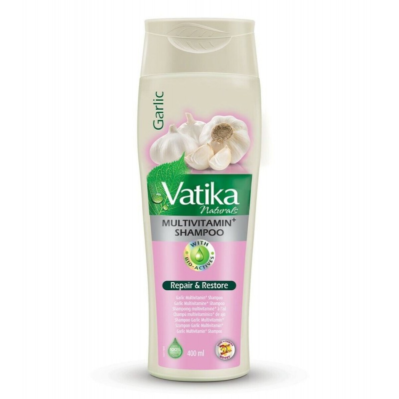 Шампунь чесночный мультивитаминный Repair&Restore, Dabur Vatika, 400 мл