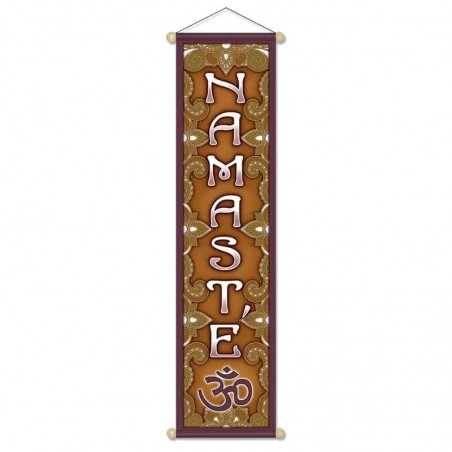 Flag banner Namaste, small, 60cm