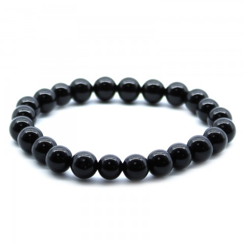 Energy bracelet for strength and protection Black Agate