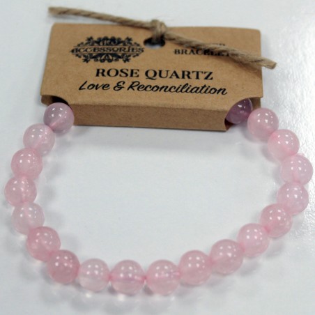 Energy bracelet for love and reconciliation Rose Quartz