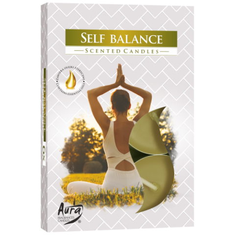 Aromatizētas tējas lampiņas Self Balancing, Aura, 6 gab.