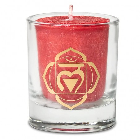 1st Chakra Scented Candle in Muladhara Gift Box, Yoga Yogini