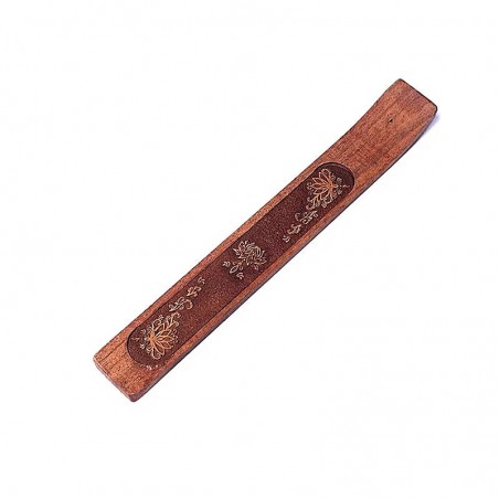 Lotus wooden incense stick holder