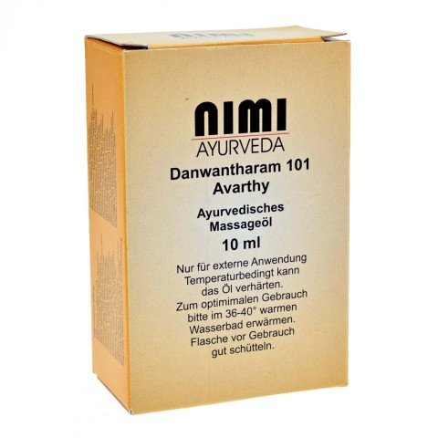 Ayurvedic oil Danwantharam 101 Avarthy, Nimi Auyrveda, 10ml