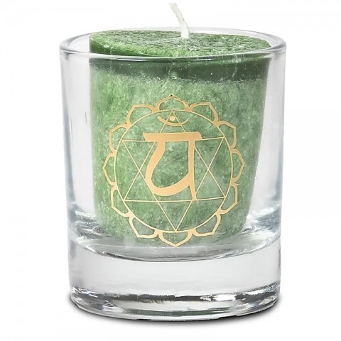 Anahata 4. čakras aromātiskā svece dāvanu kastītē, Yogi Yogini