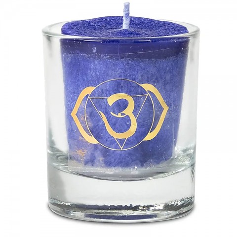 Aromatizēta 6. čakras svece dāvanu kastītē Ajna, Yoga Yogini