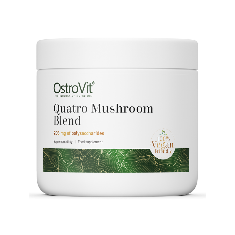 Four mushroom mix, powder, OstroVit, 50g