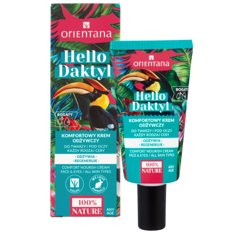 Barojošs sejas un acu krēms Hello Daktyl, Orientana, 40ml