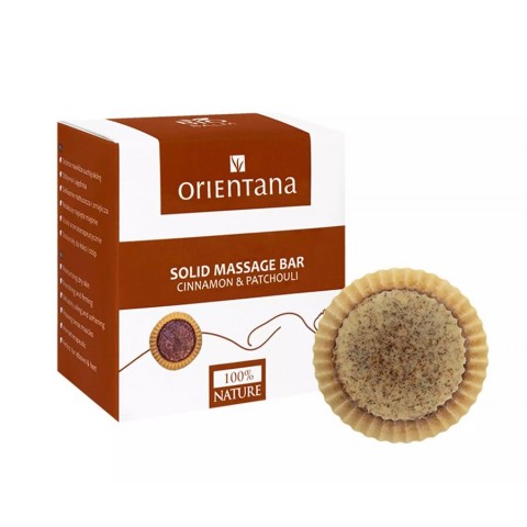 Cinnamon and patchouli body massage balm, Orientana, 60g