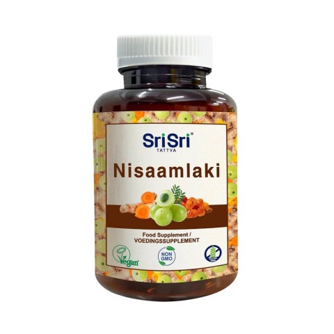 Uztura bagātinātājs Nisaamlaki, Sri Sri Tattva, 60 tabletes