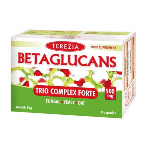 Комплекс Бетаглюкан Трио Форте, 500 мг, Terezia, 30 капсул