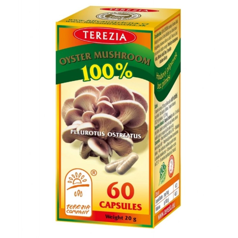 Oyster mushroom, Terezia, 60 capsules