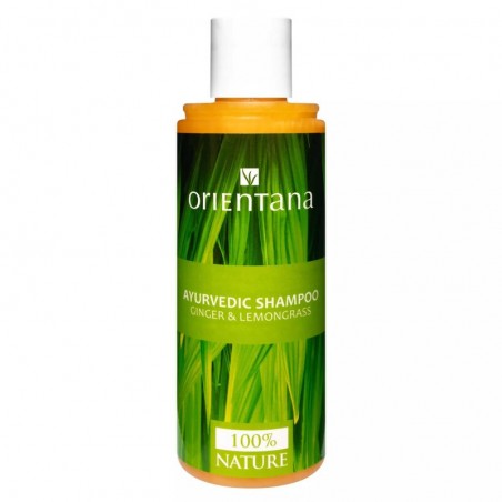 Ayurvedic Hair Shampoo Ginger & Lemongrass, Orientana, 210ml