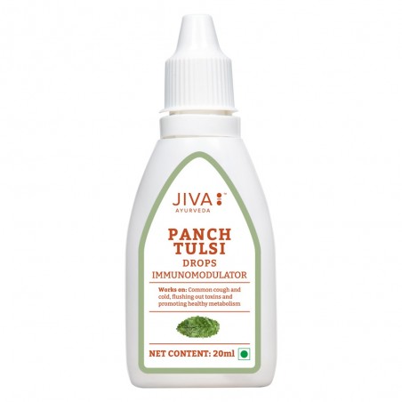 Panch Tulsi ajūrvēdas pilieni, Jiva Ayurveda, 20ml