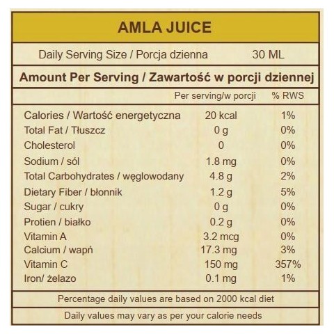 Amlas sula, Sattva Ayurveda, 1ltr