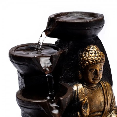 Water fountain Compassion Buddha, indoor, 17cm