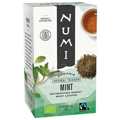 Marokas piparmētru tēja, organiska, Numi Tea, 18 paciņas