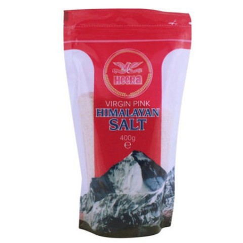Sārtā Himalaju sāls Virgin, sasmalcināta, Heera, 400 g
