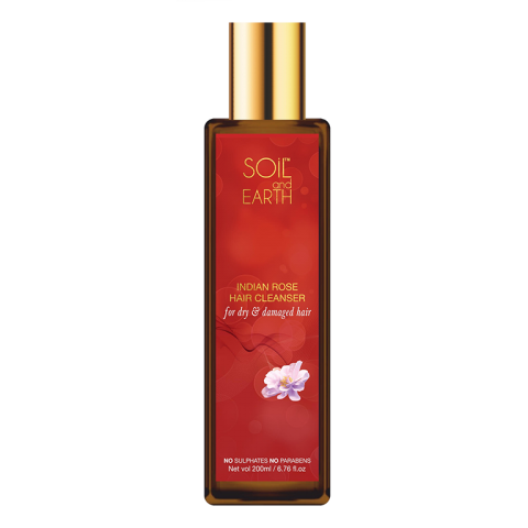Šampūns sausiem matiem Indian Rose, Soil and Earth, 200 ml