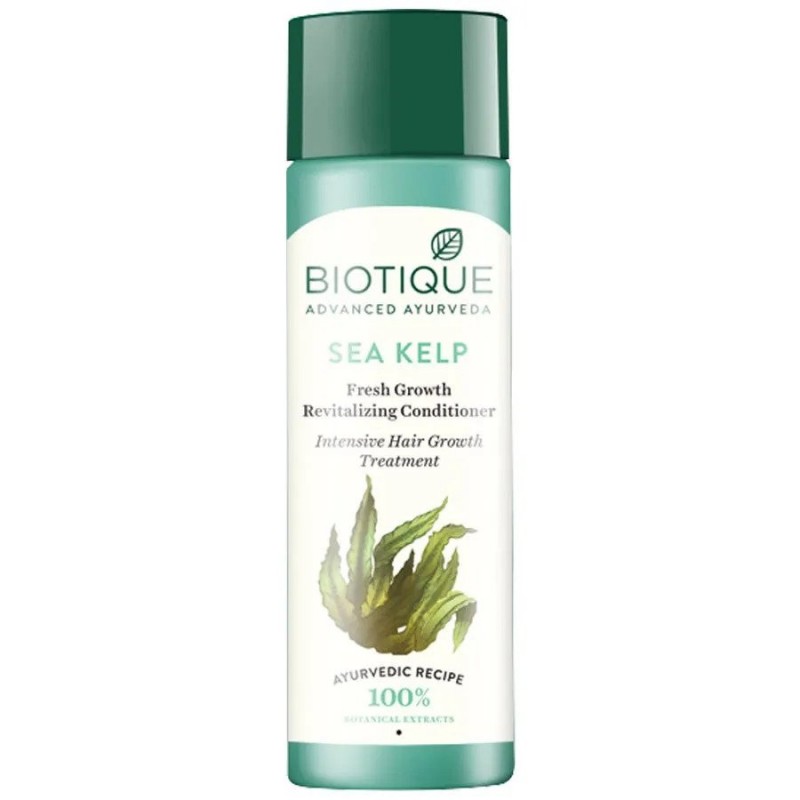 Kondicionieris matu augšanai ar jūras aļģēm, Biotique, 120 ml