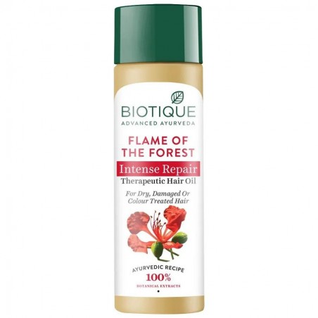 Flame Of The Forest Stiprinoša matu eļļa, Biotique, 120 ml