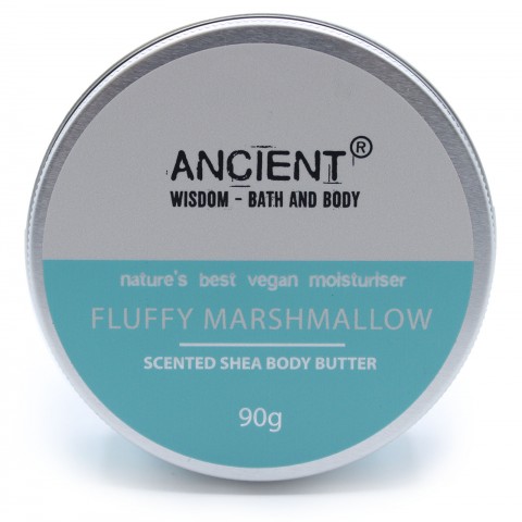 Smaržīgais šī ķermeņa sviests Fluffy Marshmallow, Ancient, 90g