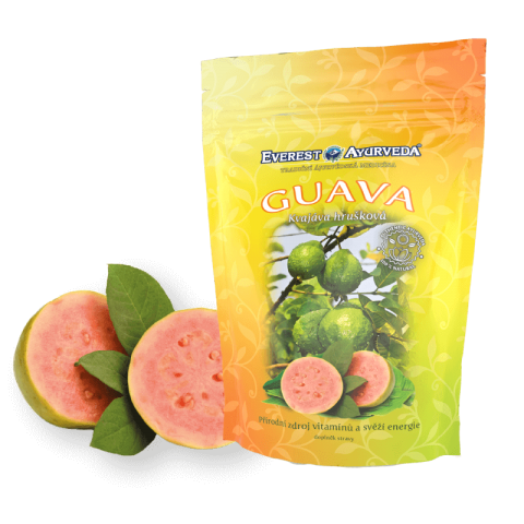 Žāvēti guavas augļi Guava, Everest Ayurveda, 100g