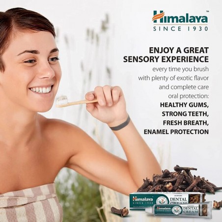 Ayurvedic toothpaste cream with clove oil, Himalaya, 100g