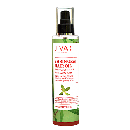 Strengthening hair oil Bhringraj, Jiva Ayurveda, 200ml