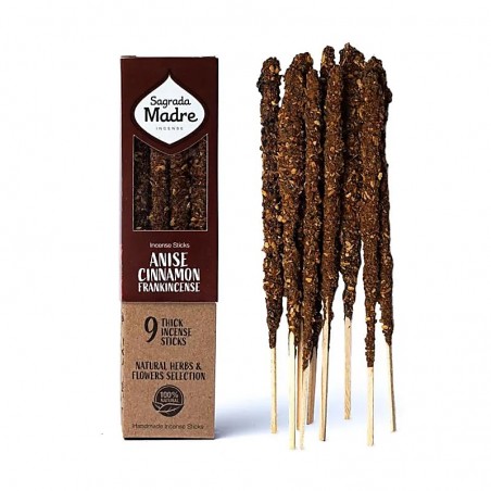 Herbal incense Anise Cinnamon & Olibanum, Sagrada Madre, 9 pcs.