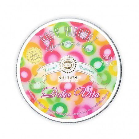 Handmade body yoghurt Dolce Vita, Saules Fabrika, 200g