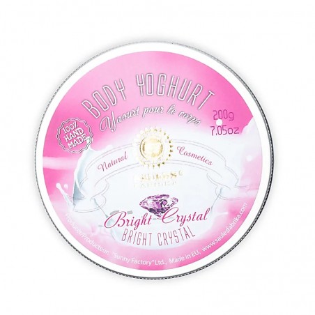 Handmade body yoghurt Bright Crystal, Saules Fabrika, 200g