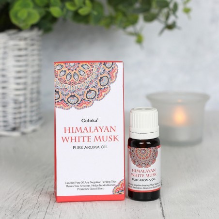 Himalaju baltā muskusa tīra aromātiskā eļļa, Goloka, 10ml