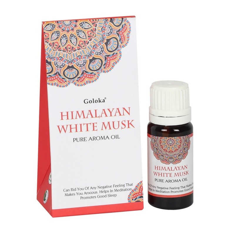 Himalaju baltā muskusa tīra aromātiskā eļļa, Goloka, 10ml