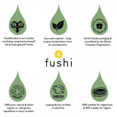 Успокаивающий травяной шампунь для кожи головы, Fushi, 230 мл