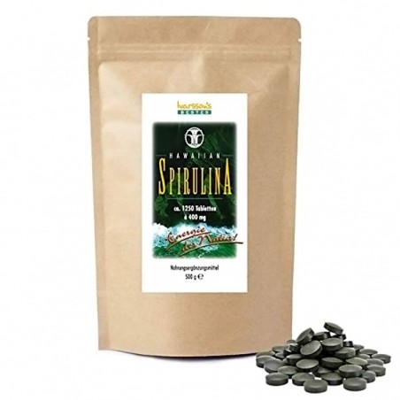 Hawaiian spirulina Pacifica Hawaiian tabletes, 400 mg, 1250 tabletes