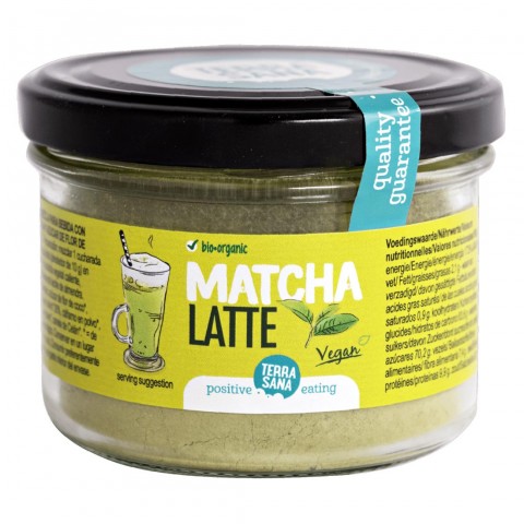 Dzērienu pulveris Matcha Latte Bio, Terrasana, 120g