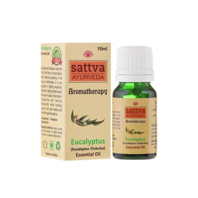 Эфирное масло эвкалипта, Sattva Ayurveda, 10мл