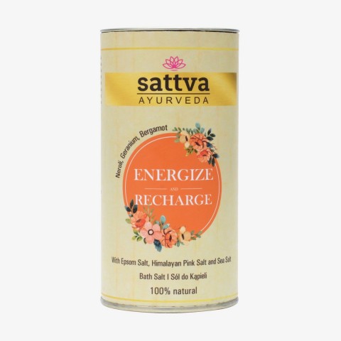 Sāls vannas maisījums Energize and Recharge, Sattva Ayurveda, 300g