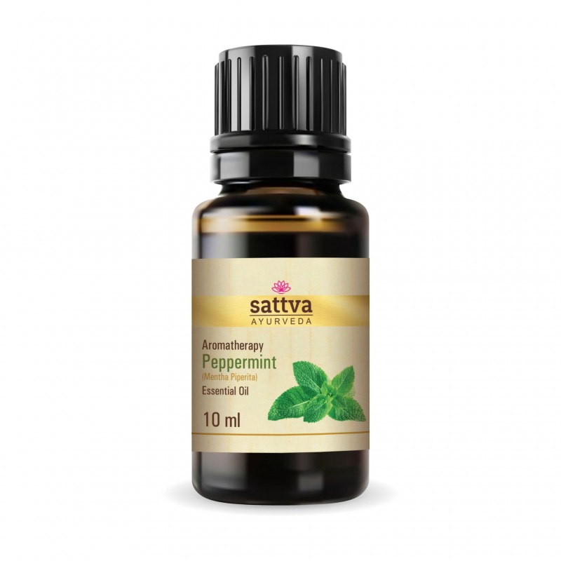 Piparmētru ēteriskā eļļa, Sattva Ayurveda, 10ml